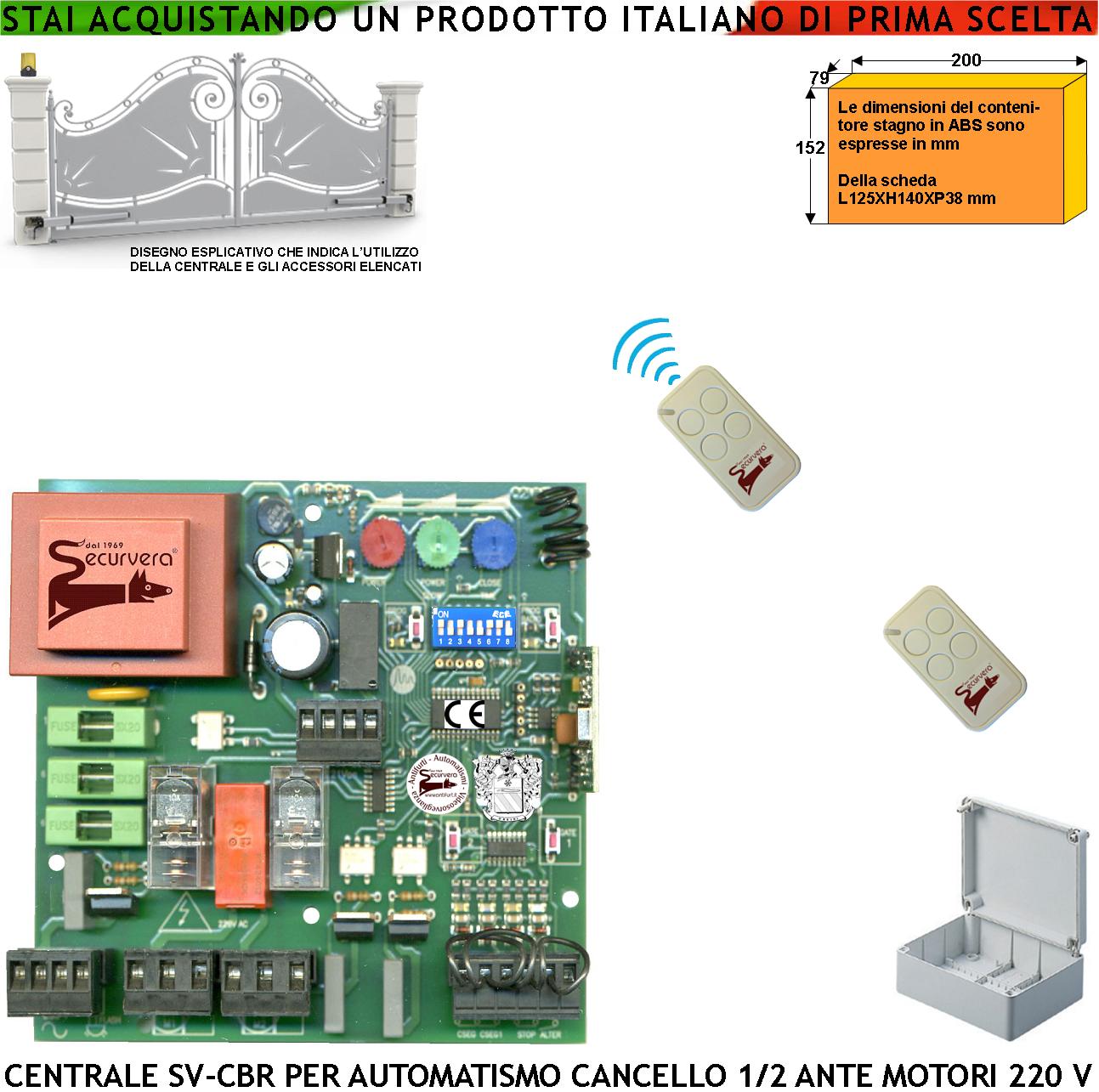 Scatola di derivazione con coperchio a vite - IP55 - dim. int. 220