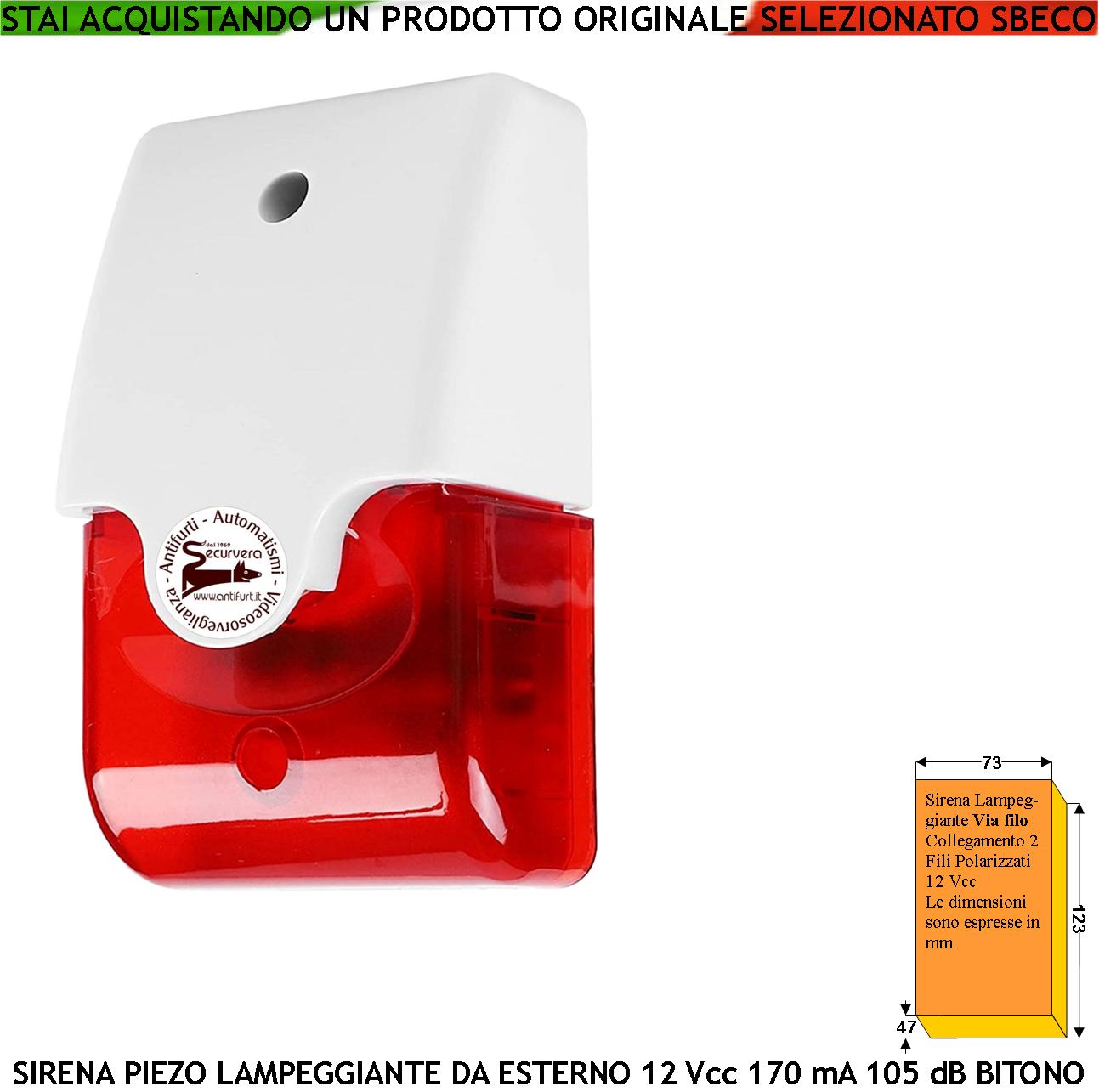 led strobo arancione flash lampeggiante rettangolare 12 volt e 24 volt