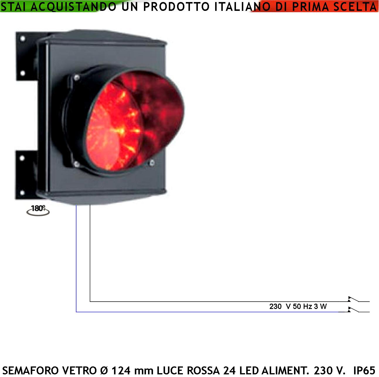 Sirène d'alarme 230 Vca/12 Vcc + LED - SE 301A