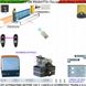 Kit-Automatismo-230V-Cancello-Scorrevole-Traina-6-Quintali-Pignone-Acciaio-Radiocomandi-Lampeggiator