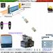 Kit-Automatismo-220V-Cancello-Scorrevole-Traina-6-Quintali-Pignone-Acciaio-Radiocomandi-Lampeggiator