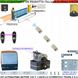 Kit-Automatismo-230V-Cancello-Scorrevole-Traina-6-Quintali-Pignone-Acciaio-Radiocomandi-Lampeggiator