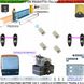 Kit-Automatismo-230V-Cancello-Scorrevole-Traina-6-Quintali-Pignone-Acciaio-Radiocomandi-Lampeggiator