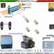 Kit-Automatismo-230V-Cancello-Scorrevole-Traina-6-Quintali-Pignone-Acciaio-Radiocomandi-Lampeggiator