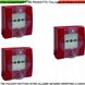 Pulsante-Ripristinabile-Rosso-Allarme-Incendio-Impianto-Antincendio-Spegnimento-Rilevatori-Led-Test