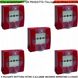 Pulsante-Ripristinabile-Rosso-Allarme-Incendio-Impianto-Antincendio-Spegnimento-Rilevatori-Led-Test