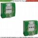 Pulsante-Ripristinabile-Verde-Allarme-Incendio-Impianto-Antincendio-Spegnimento-Rilevatori-Led-Test
