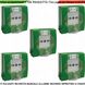 Pulsante-Ripristinabile-Verde-Allarme-Incendio-Impianto-Antincendio-Spegnimento-Rilevatori-Led-Test