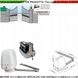 Kit-Motore-Braccio-Articolato-Cancello-Elettrico-2-5-Metri-24Vcc-Completo-Piastra-Fissaggio-Ricambio