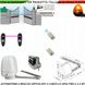 Kit-Motori-Braccio-Articolato-Cancello-Elettrico-230/24Vcc-Anta-2-5-Metri-Completo-Piastra-Fissaggio