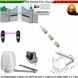 Kit-Motori-Braccio-Articolato-Cancello-Elettrico-230/24Vcc-Anta-2-5-Metri-Completo-Piastra-Fissaggio