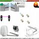 Kit-Motori-Braccio-Articolato-Cancello-Elettrico-230/24Vcc-Anta-2-5-Metri-Completo-Piastra-Fissaggio
