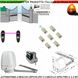 Kit-Motori-Braccio-Articolato-Cancello-Elettrico-230/24Vcc-Anta-2-5-Metri-Completo-Piastra-Fissaggio