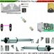 Cancello-4-MT-220V-Kit-Automatismo-Completo-Motori-Corsa-300mm-Chiave-2-Ante-Metri-Stelo-Retrattile