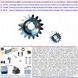 Dimensioni Ingranaggio Pignone 16 Denti M4