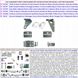 Kit Staffe Borchie Forcella Posteriore Motori Cancello Battente