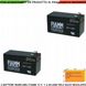 Batteria-Ricaricabile-Fiamm-Accumulatore-Ermetico-12V-1-2Ah-Valve-Regulated-AGM-VRLA-2-Faston-5mm