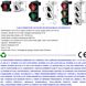 Semaforo-3-Luci-LED-Rosso-Giallo-Verde-Fotocellule-TX-Batteria-Priorità-Garage-Rampe-Semaforico