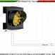 Stagnoli-Semaforo-25-LED-Gialli-Alta-Luminosità-Impianto-Semaforico-Rampa-Garage-Ripetitore-Semafori
