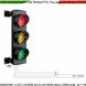 Semaforo-3-Luci-LED-Rosso-Giallo-Verde-Regola-Traffico-Privato-Garage-Rampe-Senso-Unico-Semaforico
