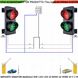 Impianto-Semaforico-Manuale-2-Luci-Rosso-Verde-Regola-Traffico-Privato-Garage-Rampe-Senso-Unico-220V