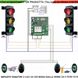 Semaforo-Rosso-Giallo-Verde-Regolato-Fotocellula-Batteria-Rampa-Garage-Impianto-Semaforico-220 V
