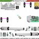 Automatismo Cancello 4 Metri 2 Ante da 2 MT Kit Due Motori Elettromeccanici 230 V