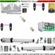 Cancello Automatico 5 MT 2 Ante Kit 2 Motori 230 V