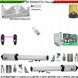 Apricancello da 6 Metri 2 Ante da 3,0 Metri Kit Base Automazione 2 Motori Elettromeccanici 230 V 