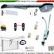 Basculante 70 Kg Kit Automatismo Motore 220/24 V da Soffitto