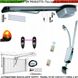 Kit-Automazione-Porta-Basculante-Motore-220-24V-Traina-70-Kg-Installazione-Soffitto-Binario-3-Metri