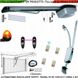 Kit-Automazione-Porta-Basculante-Motore-220-24V-Traina-70-Kg-Installazione-Soffitto-Binario-3-Metri