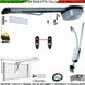 Kit-Automatismo-Porta-Basculante-Motore-220-24V-Traina-100-Kg-Installazione-Soffitto-Binario-3-Metri