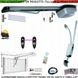 Kit-Automatismo-Porta-Basculante-Motore-220-24V-Traina-100-Kg-Installazione-Soffitto-Binario-3-Metri