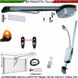 Kit-Automatismo-Porta-Basculante-Motore-220-24V-Traina-100-Kg-Installazione-Soffitto-Binario-3-Metri