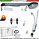 Kit-Automatismo-Porta-Basculante-Motore-220-24V-Traina-100-Kg-Installazione-Soffitto-Binario-3-Metri